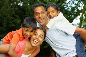 happy-indian-family