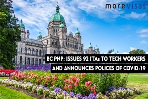 BC PNP: Issues 92 ITAs to Tech Workers and Announces Polices of COVID-19