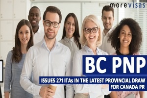 BC PNP: Issues 271 ITAs in the Latest Provincial Draw for Canada PR