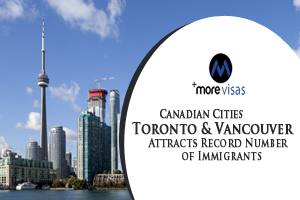 Canadian Cities Toronto & Vancouver Attracts Record Number of Immigrants